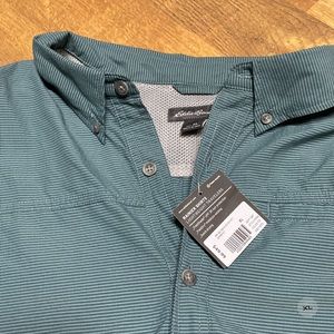 Eddie Bauer shirt size XL. Rainier lightweight travelers. New